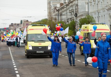 Шествие на День города в Чите