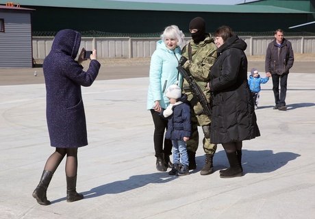 Показательные выступления ОМОНа «Коршун» в Чите