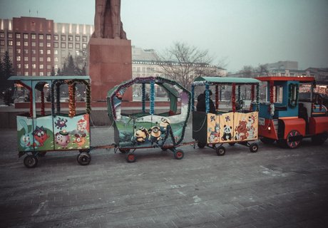 Хрупкая красота - ледовый городок открыли на площади Читы