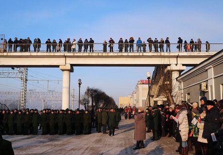 Встреча лаосских Т-34 в Чите