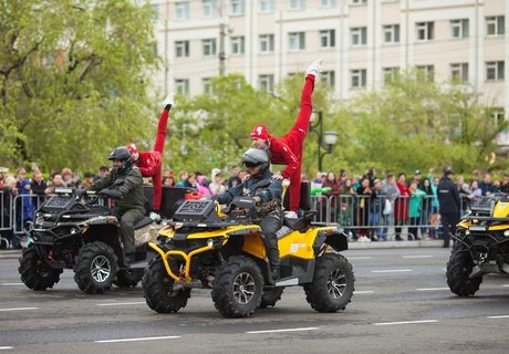 Шествие на День города в Чите