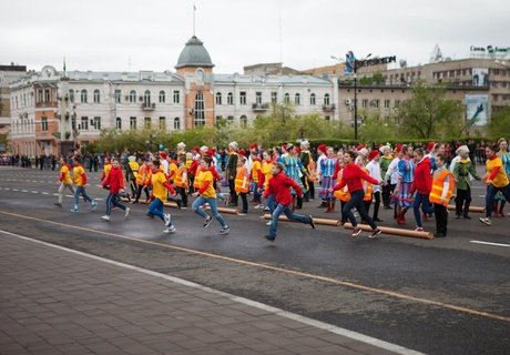 Шествие на День города в Чите