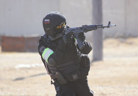 Показательные выступления ОМОНа «Коршун» в Чите