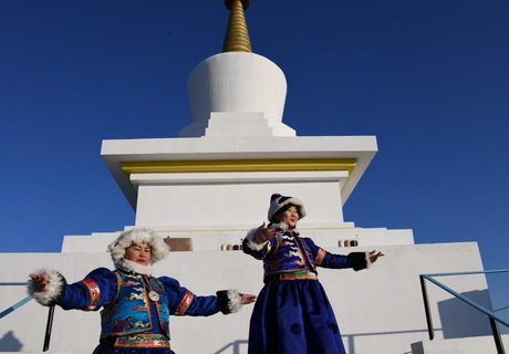 Сагаалган в Агинском и поздравление Осипова на бурятском языке – фоторепортаж ZAB.RU