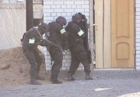 Показательные выступления ОМОНа «Коршун» в Чите