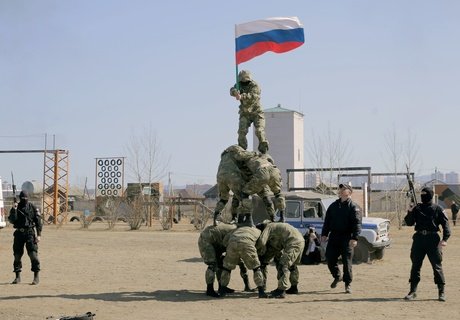 Показательные выступления ОМОНа «Коршун» в Чите