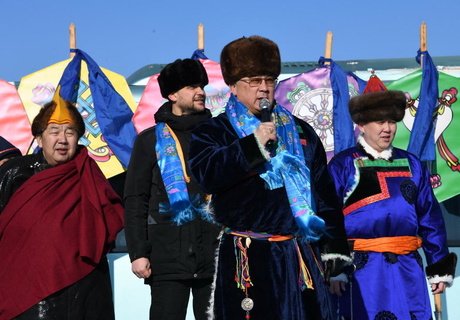 Сагаалган в Агинском и поздравление Осипова на бурятском языке – фоторепортаж ZAB.RU