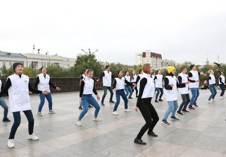 Марш первокурсников пяти вузов Читы