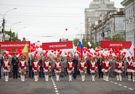 Шествие на День города в Чите