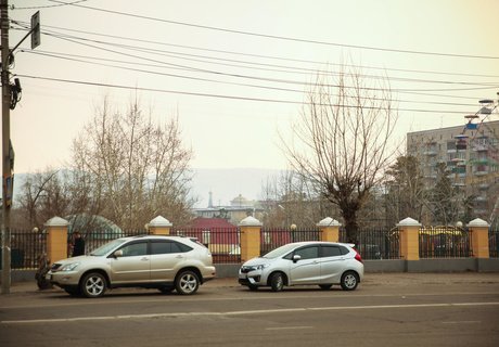 Чита в дыму лесных пожаров