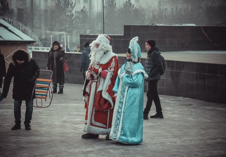 Хрупкая красота - ледовый городок открыли на площади Читы