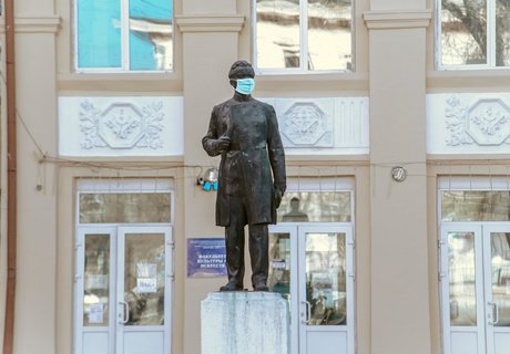 Памятники Читы защитились от коронавируса