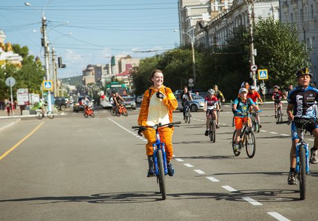 Невероятный велопарад на закрытии Забайкальского супермарафона