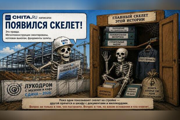 Появился скелет