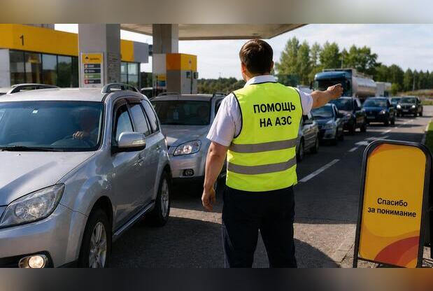 Чиновники в Забайкалье вышли на заправки и регулируют очереди