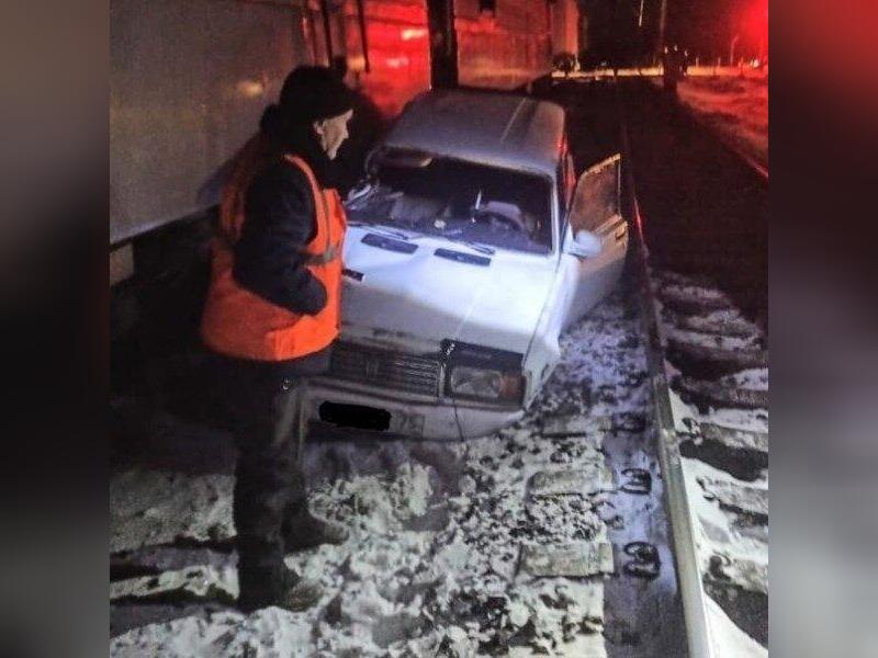 Водитель выехал под поезд на станции Зилово участка ЗабЖД