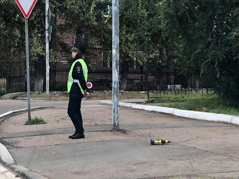 Полиция, казаки и добровольцы обеспечивают безопасность 1 сентября в Чите