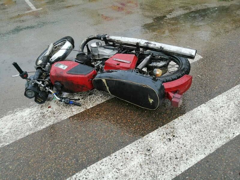 Подросток опрокинулся на мотоцикле в Улетовском районе
