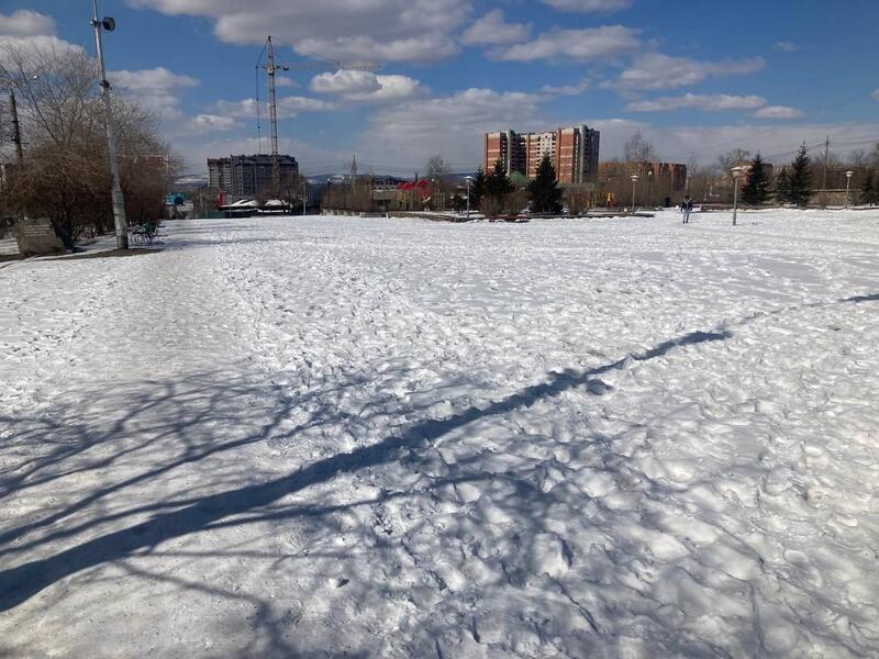Жительница Читы: «Почему никто не чистит от снега площадь Революции?»