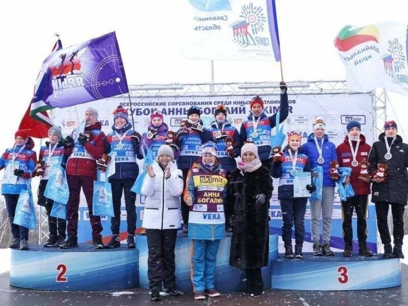Юные биатлонисты из Забайкалья завоевали семь медалей на соревнованиях в Южно-Сахалинске