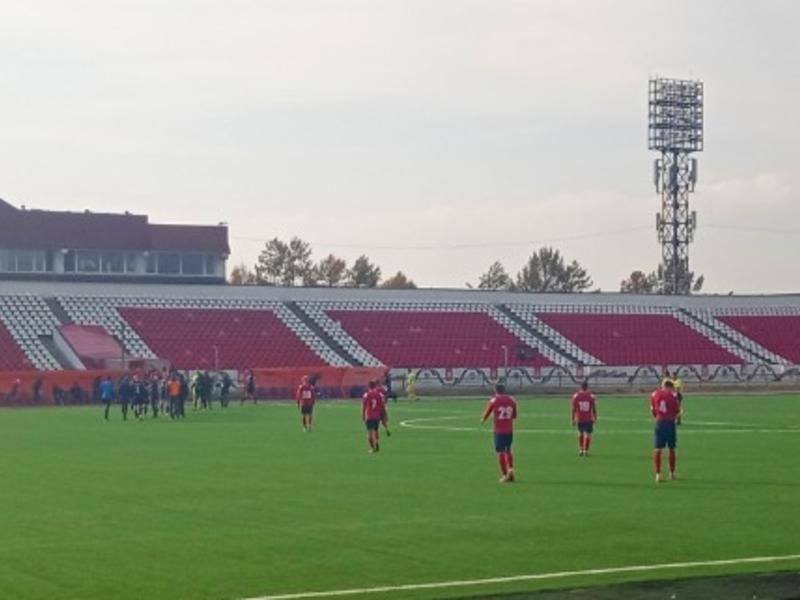 Футбольный клуб «Чита» потерпел очередное поражение в ПФЛ