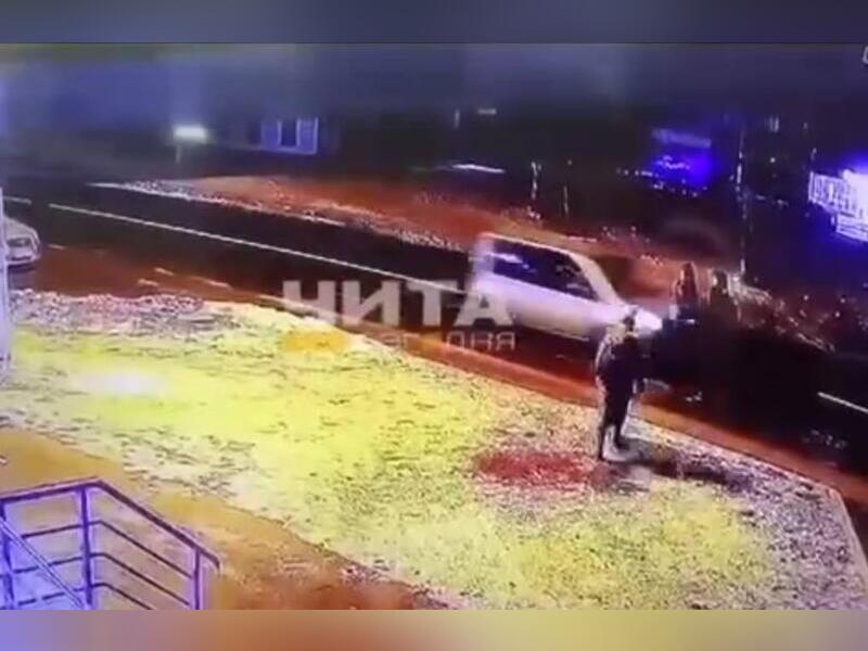 Появилось видео наезда автомобиля на ребенка в Чите