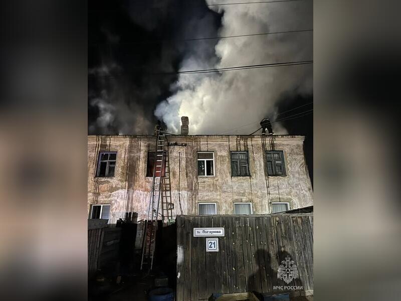 Жильцы сгоревшего дома в Чите получат временное жилье