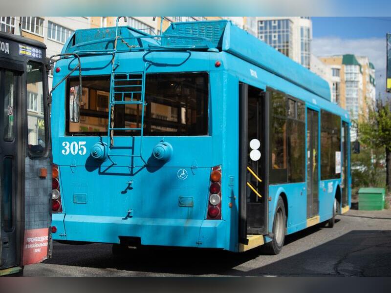 В Чите 1 июня дети смогут ездить на троллейбусах бесплатно