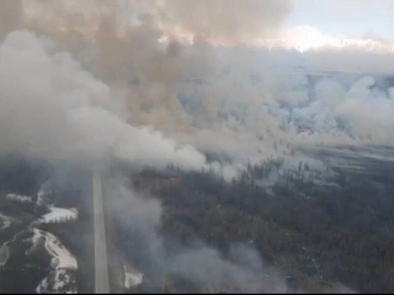 Четыре лесных пожара действуют на данный момент в Забайкалье
