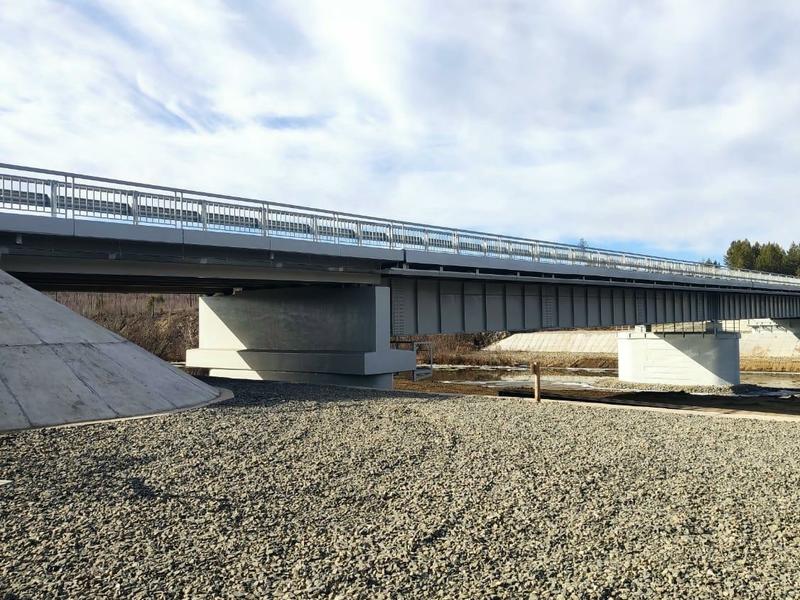 Мост через реку Блудная на федеральной трассе отремонтировали впервые за 48 лет