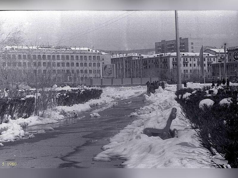 Необычный снегопад прошёл в Чите 43 года назад
