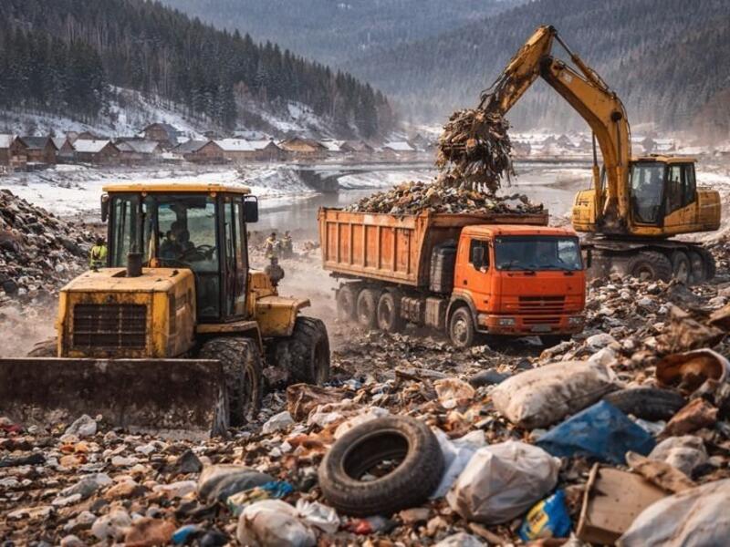 Свалку, возникшую после паводка 2022 года, ликвидируют в Амазаре