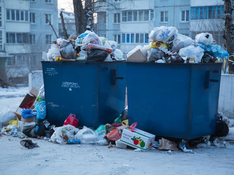 Компания «Олерон+» извинилась перед жителями Краснокаменска за невывезенный мусор