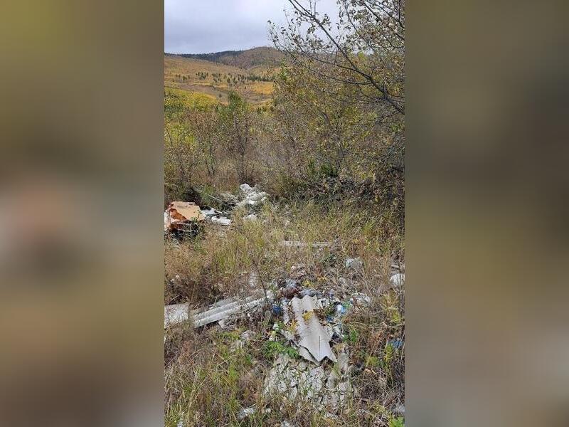 «Сухотинская группа стоянок» на Титовской сопке в Чите зарастает мусором