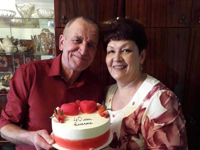 Супружеская пара отметила 40 лет совместной жизни в Чите