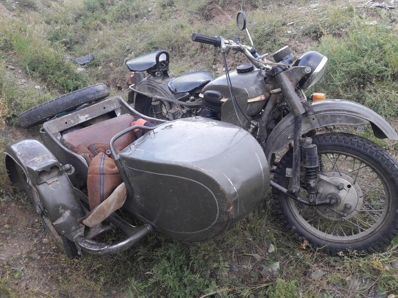 Мотоциклист перевернулся в Оловяннинском районе Забайкалья