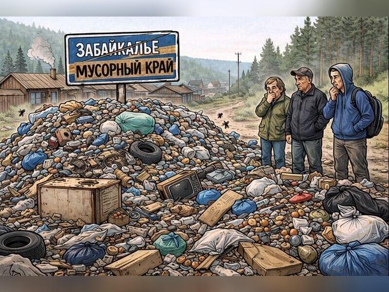 В селе под Читой выявили нарушение при складировании отходов