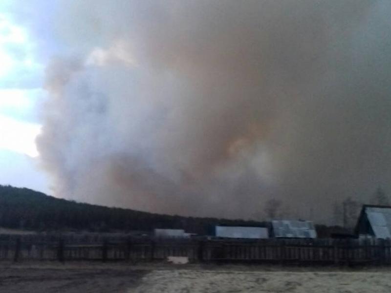 Продолжается ликвидация лесных пожаров рядом с четырьмя забайкальскими сёлами