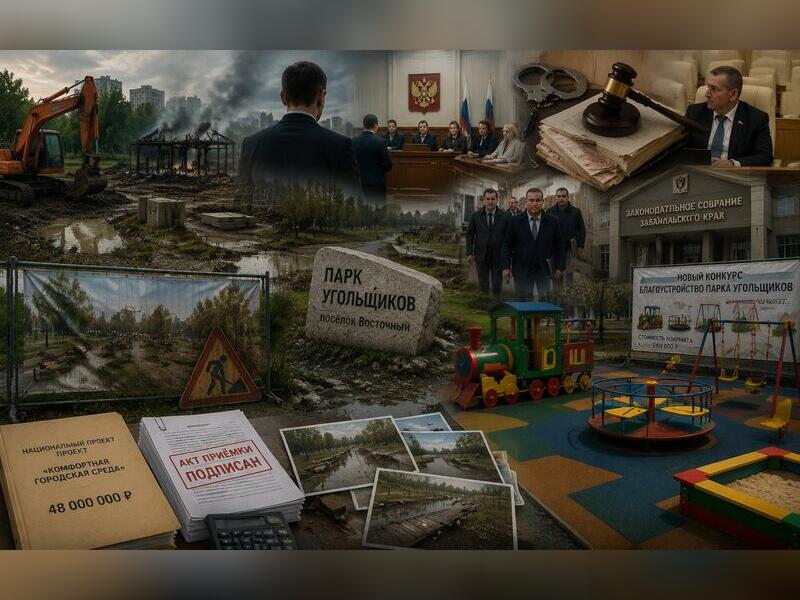 Парк на болоте: как Чита потеряла 45 млн рублей и троих чиновников
