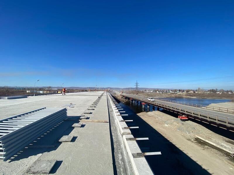 Рухнувший каштакский мост в Чите должен быть открыт в конце ноября 2021 года