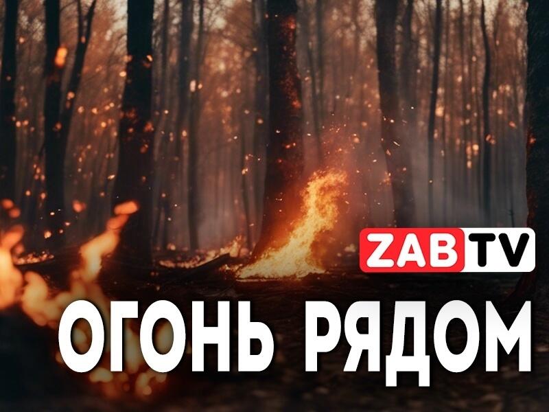 Лес горит в районе эвенкийского села Усть-Каренга