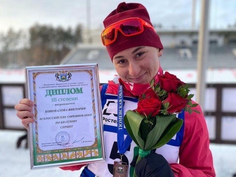 Забайкальская биатлонистка взяла бронзу этапа Кубка России