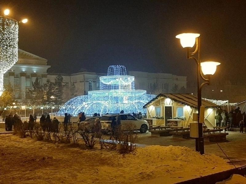Читинцы выбрали вариант новогоднего оформления площади Ленина