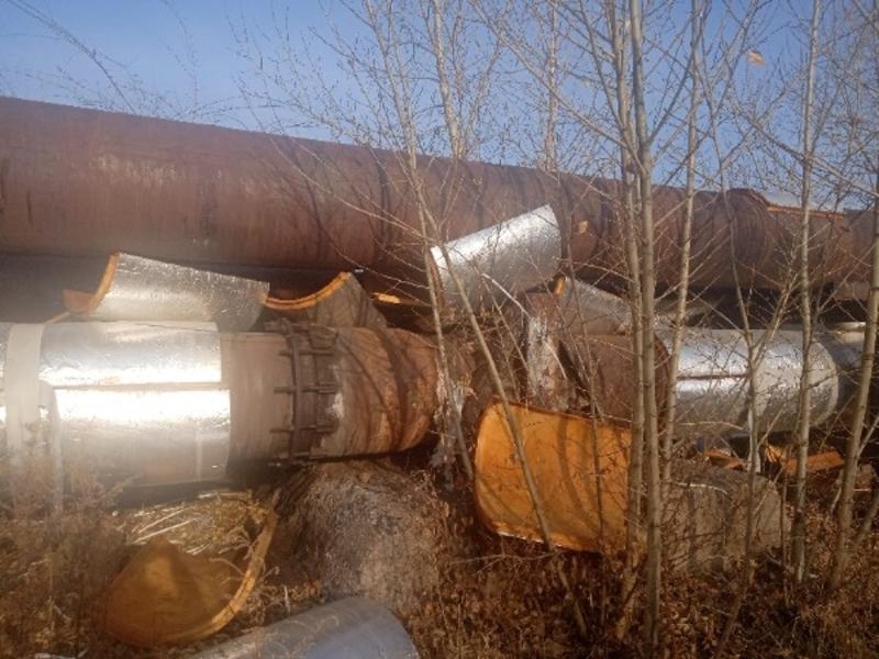 Трубы без изоляции обнаружили в Железнодорожном районе Читы