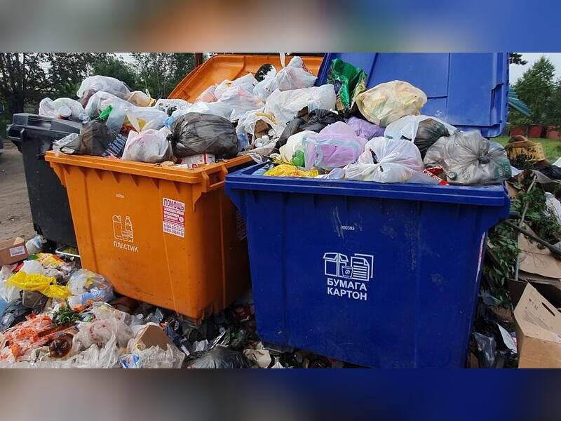 «Олерон не вывозит»: одна из улиц в Борзе месяц завалена мусором