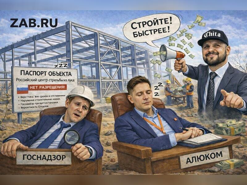 Лукодром уже стоит в металле, а в кадастровом контуре его словно нет