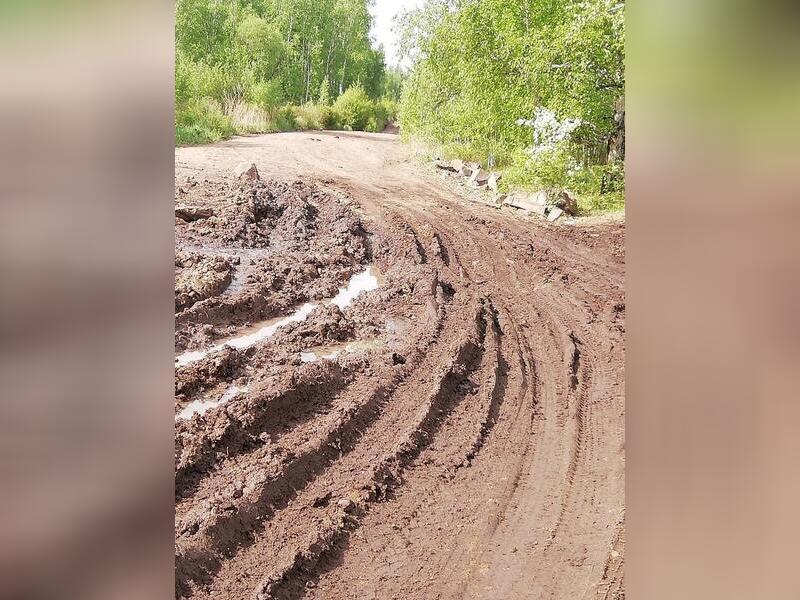 На «грязевой» дороге в Балейском районе ввели режим повышенной готовности