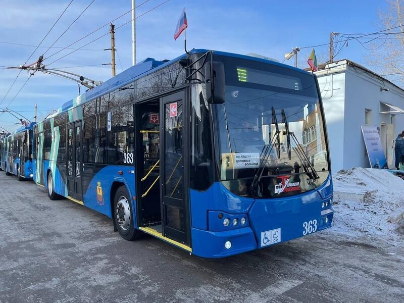Троллейбусы изменили свой маршрут из-за ДТП с участием пяти машин