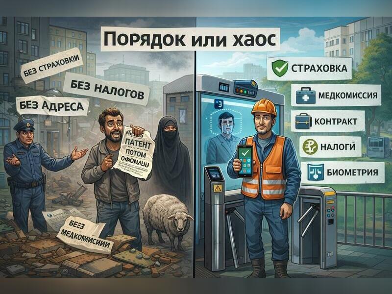 Правила для мигрантов: страховка, биометрия, запрет никабов