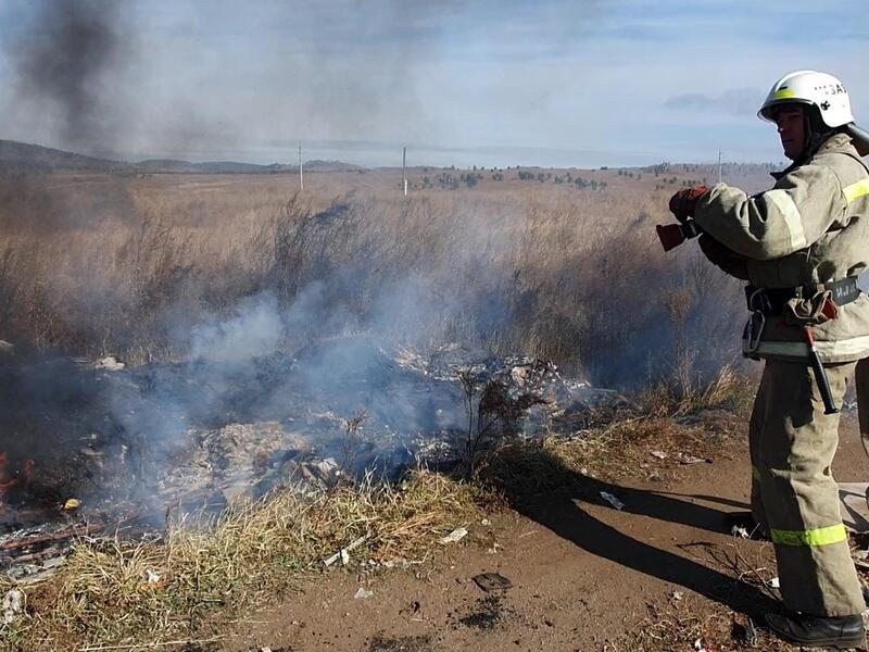 В Забайкалье выросло количество ландшафтных пожаров